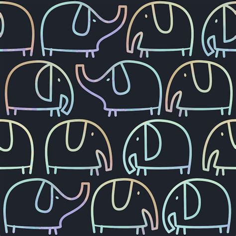 Image result for Elephant Pattern