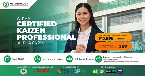 Certified Kaizen Professional (CKP), Online event, Tanauan, Batangas ...