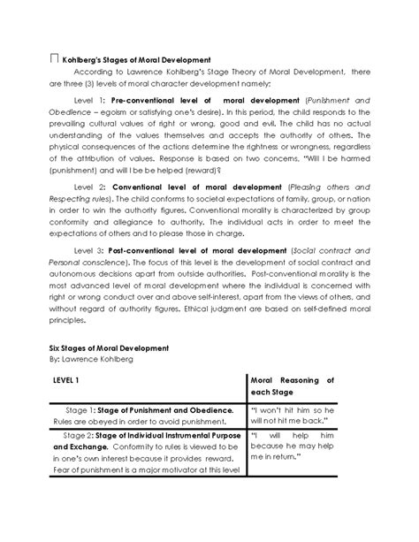 Image result for Conscience Development Theory