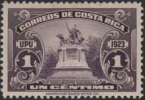 SCG2028 - 1923 Costa Rica 1 Centimo Monumento Nacional Stamp – Stamp ...