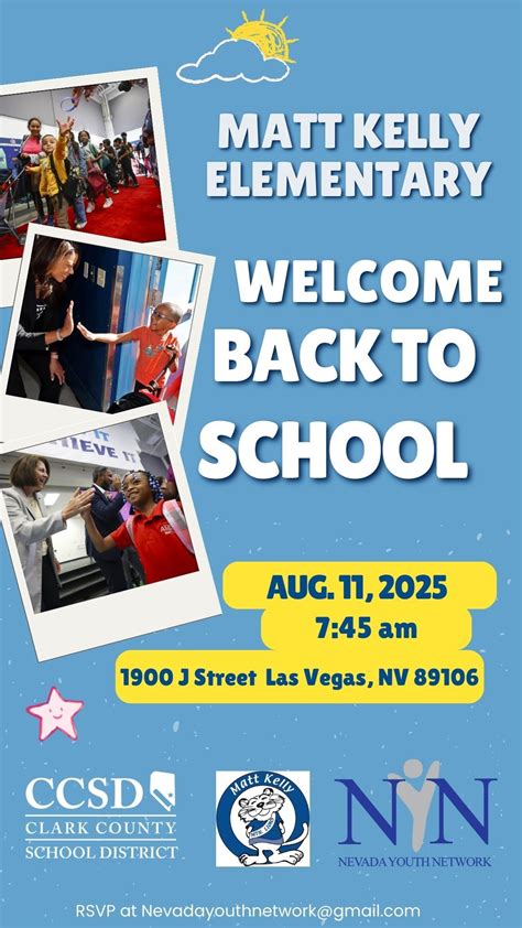 Annual Matt Kelly Welcome Back, Matt Kelly Elementary School, Las Vegas ...