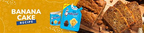 Banana Cake Recipe, How to Make Banana Cake | Milkmaid