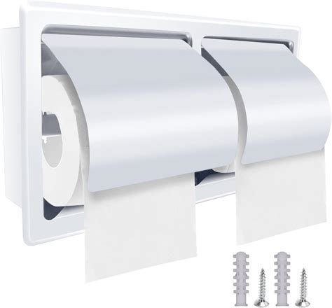 Amazon.com: SCDGRW Toilet Paper Holder Wall Mount - Recessed Toilet ...