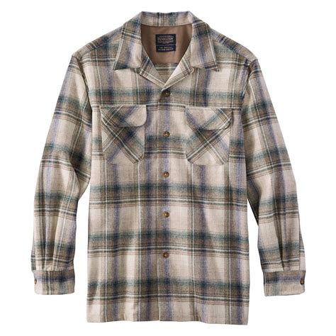 Buy Pendleton Board Shirt Classic Fit Navy Plaid SM at Amazon.in