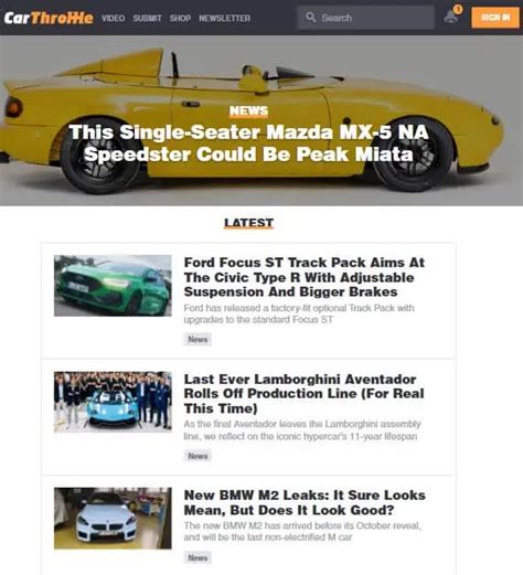 Image result for Example of Car Blog