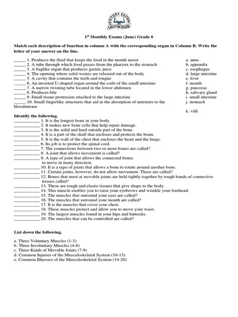 Image result for Class 6 Science Test