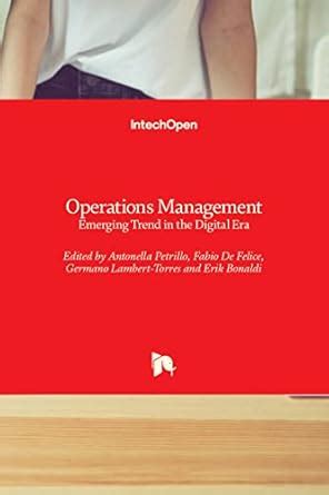 Buy Operations Management: Emerging Trend in the Digital Era Book ...
