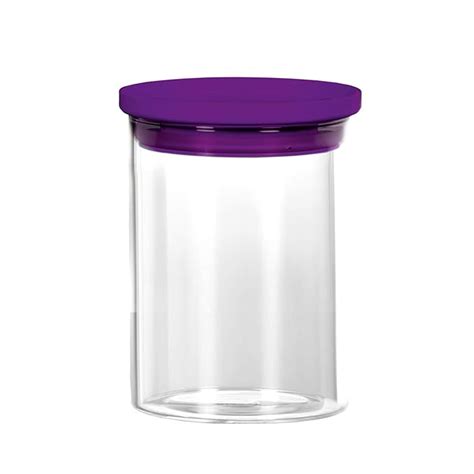 Buy CELLO Stacko Borosilicate Glass Jars 700 Ml, Blue Online at Low ...