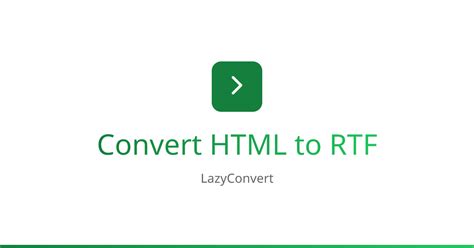 Image result for Convert RTF to HTML