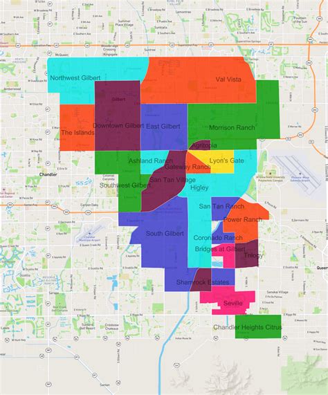 Neighbourhoods in Gilbert