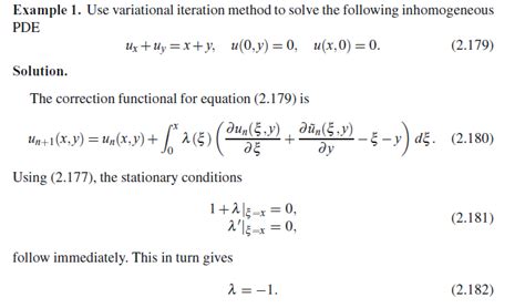 Variational Iteration Method Maths Code 的图像结果