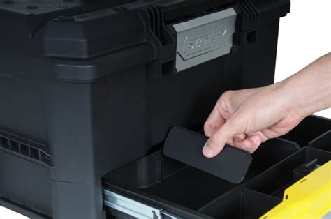 1-70-316 Stanley | Stanley One Touch 1 drawer Tool Box, 481 x 279 x ...