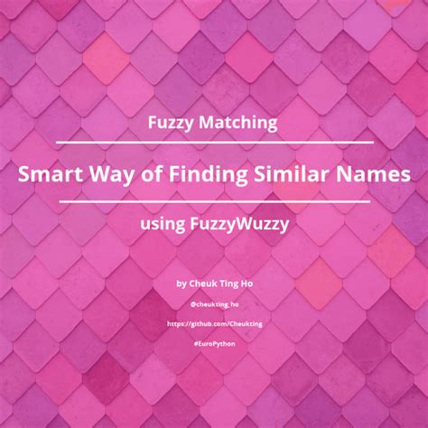 Image result for Fuzzy Matching Examples