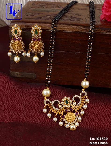 Black Beads Collection 2022 April 24 - Indian Jewelry Designs