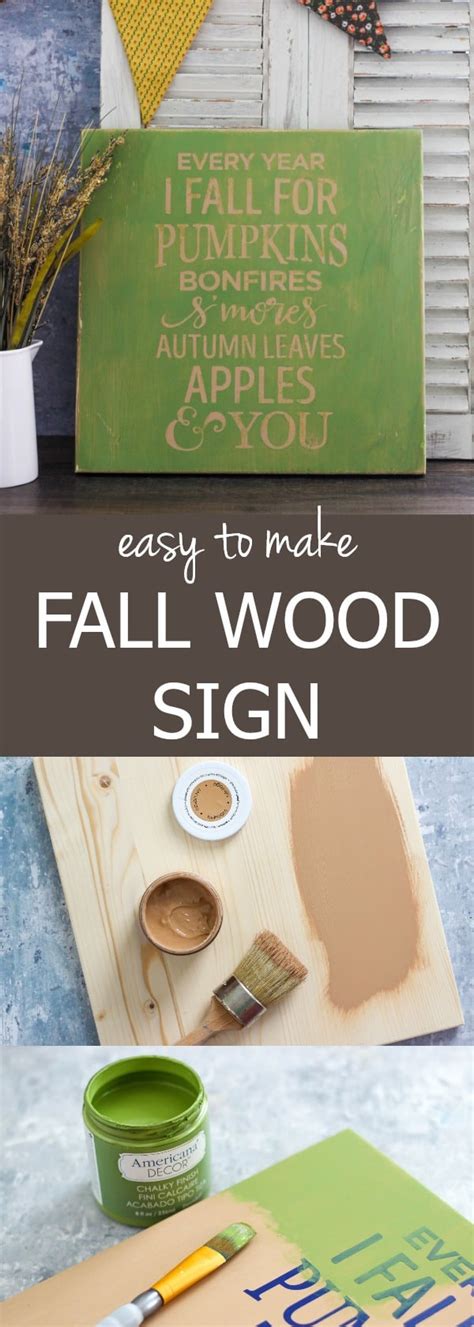 Image result for Making a Fall Wood Sign