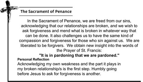 The Sacrament of Penance - CFL