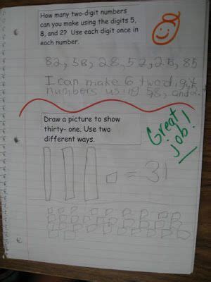 Image result for Second Grade Math Journal Prompts