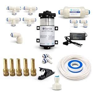 IONIX Misting System Kit with Nozzles, Mist 75 GPD Pump, smps, Pipe ...