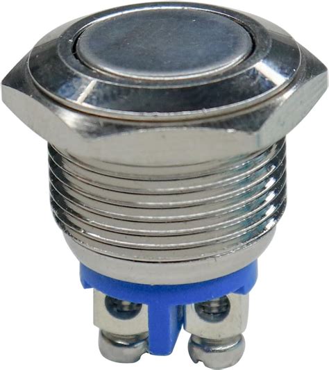 Electronic Spices 16 mm 12-24V Ring Light Horn Types Push Button Metal ...