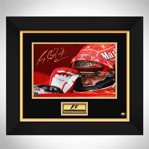 Buy RARE-T Michael Schumacher Visor Photo Formula 1 Limited Signature ...