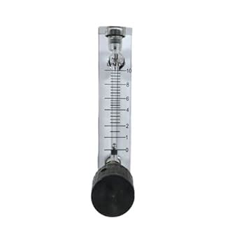 "Ji" Acrylic Tube Rotameter for Oxygen Flow Measurement - Range 0-10 ...