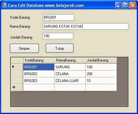 Image result for Visual Basic Code for Edit Button for Records in Database