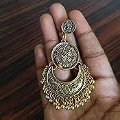 Buy Shining Diva Fashion Antique Gold Jewellery Stylish Earings Fancy ...