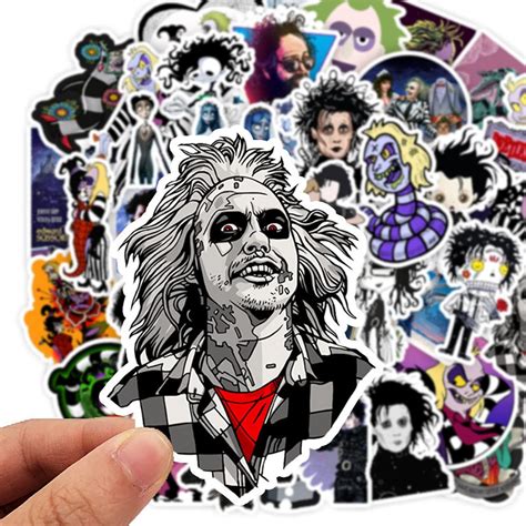 Buy Famous Movies Tim Burton Stickers 50 Packs , Corpse Bride, Sleepy ...