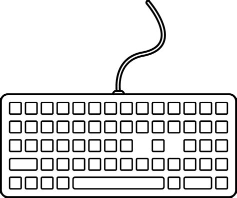 Image result for Computer Keyboard Line Art