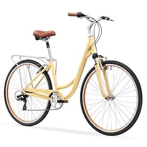 sixthreezero Body Ease Women's 7-Speed Comfort Bike with Rear Rack, 26 ...
