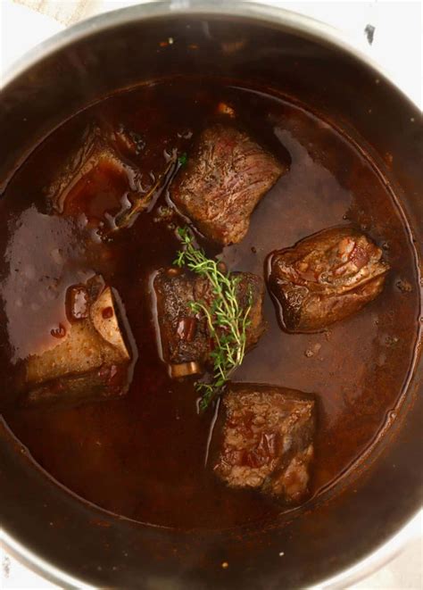 Easy Oven Baked Short Ribs in Red Wine Sauce - Grits and Pinecones