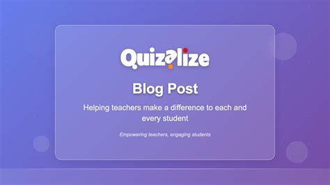 Free AI Vocabulary Quiz Maker - Quizalize Blog