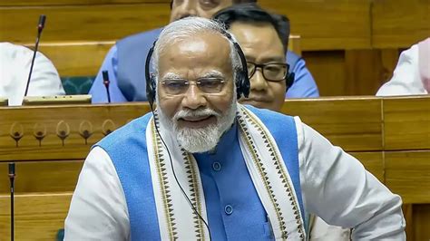 PM Modi Takes a Dig at Congress with 'Sholay' Dialogue in Lok Sabha Speech