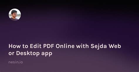 Image result for Sejda PDF Editor Tutorial