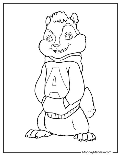 20 Alvin & The Chipmunks Coloring Pages (Free Printables)