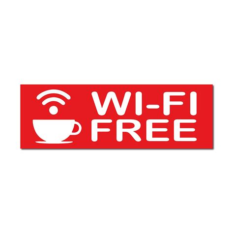 Buy SIGN EVER Free Wifi Sign Boards For Cafe Restaurant Shop Office ...