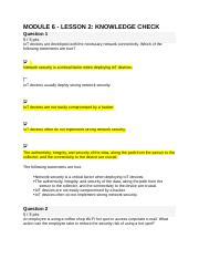 Image result for Module 6 Knowledge Check
