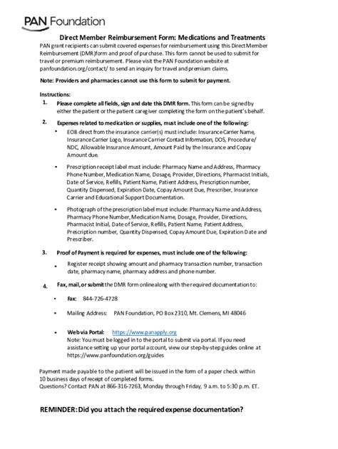 Fillable Online Submit a Prescription Reimbursement Claim Form Fax ...