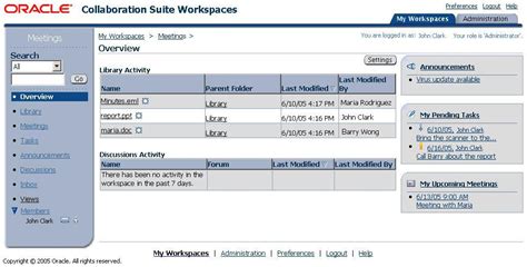Image result for Oracle Collaboration Suite Features