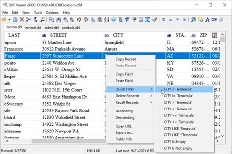 Image result for Open a DBF File