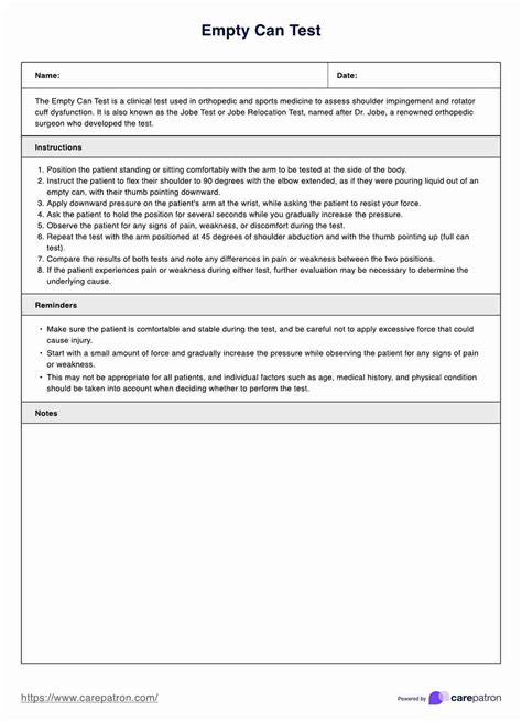 Full Can Test & Example | Free PDF Download