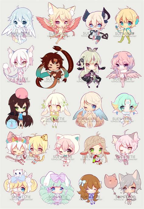 CHIBBIES BATCH 4 của Sueweetie | Chibi anime kawaii, Cute drawings ...