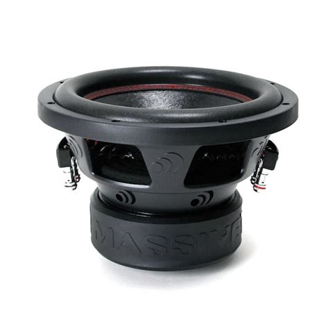 Massive Audio Gtx Series 10-inch 700-watt-rms Dual 4-ohm Subwoofer in ...