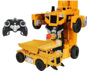 IndusBay 1:14 Scale RC Infrared Remote control Transformer Dump Truck 2 ...