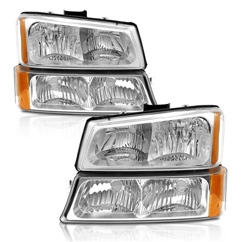 AS Headlight Assembly for 2003-2006 Chevy Silverado Headlights 1500 ...