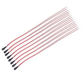 10pcs MF52B NTC Thermistor, 5K, 10K 1% High Sensitivity Temperature ...