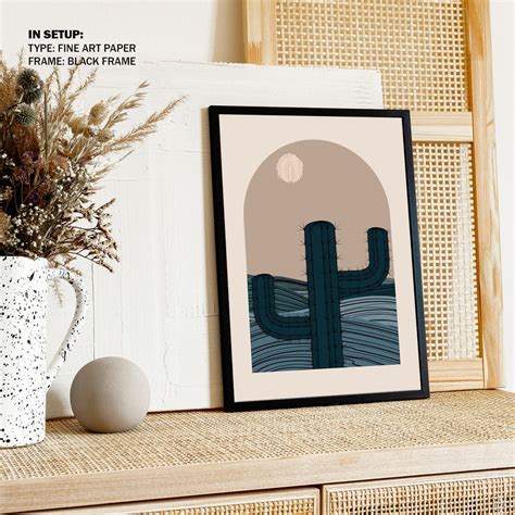 Modern Boho Desert Art 02: Buy Best Framed Boho Art Painting Online ...