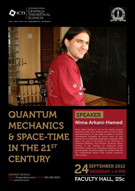 Quantum Mechanics and Space-Time in the 21st Century | ICTS