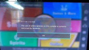 Image result for Nintendo Switch Error Code 2124 8007