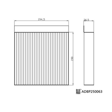Blue Print | ADBP250063 | Cabin Filter | bilstein group partsfinder ...